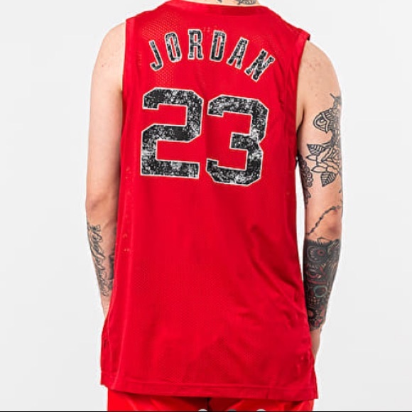 NWT! Nike Air Jordan DNA Distorted Mesh Tank Top - Picture 2 of 10